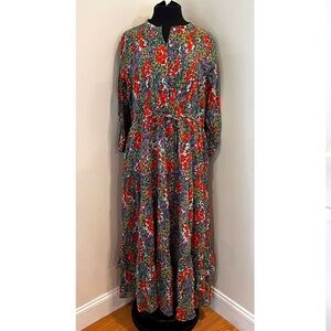 NWT Banjanan Bazaar Maxi Dress Cottage Garden Poppy Tuckernuck BSP20DC613